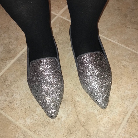 Take 40% Off Avery Ombré Glitter Flats Size 7 NIB - Picture 2 of 6